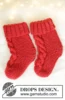 242-68 Jolly Cable Slippers by DROPS Design